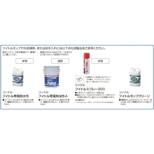 コンドル 化学モップ フイトルモップ T-30用 スペア【C282-000U-SP】