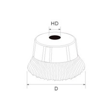 BURRTEC カップブラシ C0.27 CW-C25-75-16【10076700】