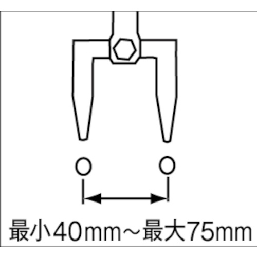 モクバ印 配管用レンチ 可動開栓器 1000mm【G-1-100】