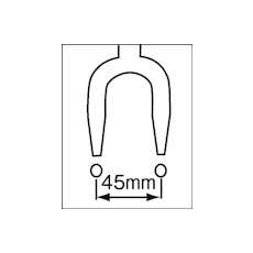モクバ印 配管用レンチ バルブ開栓器 U型 1000mm【G-3-100】