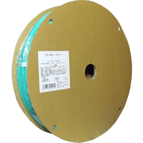 チヨダ TE-AF型スパッタチューブG(緑)10mm/100m【TE-10-AF-G-100】