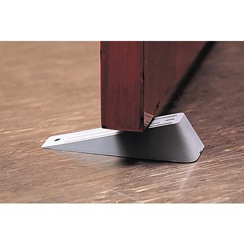 緑十字 差し込み式ドアストッパー グレー ドアストッパー130-(1) H30×W40×D130mm ゴム製【342021】