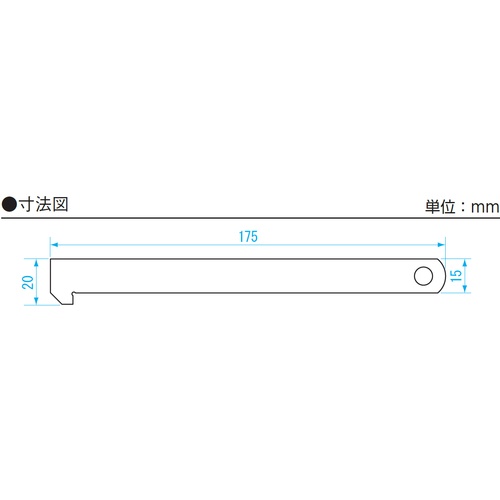 SK フック付スケール 快段目盛 15cm 150mm【FS-15KD】