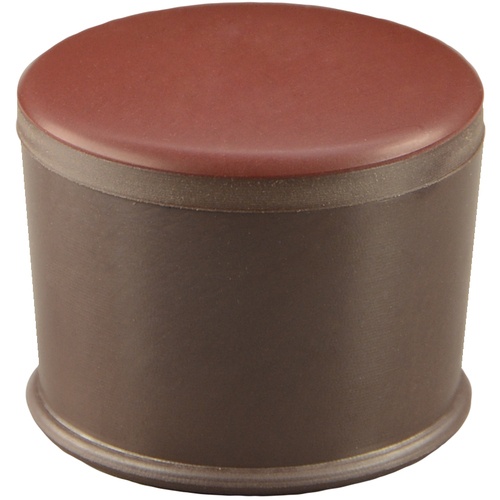 光 スライドクッション丸キャップ茶M 25～28mm【KMSM-2528】
