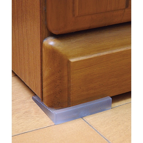 光 倒れ防止君 半透明タイプ12×50×60mm【KUE10-60】