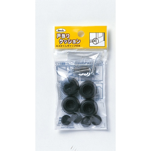 光 ゴムクッション戸当り黒4入11×22【PGD-11-1】