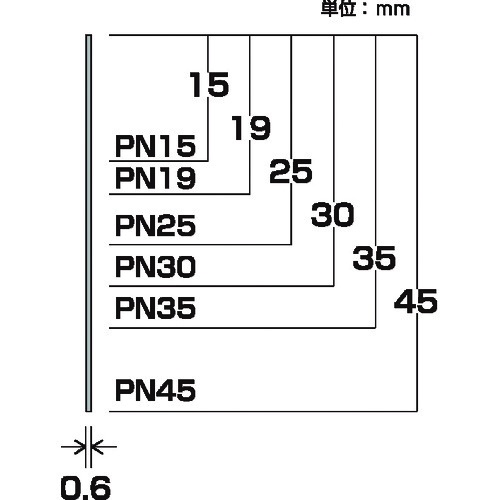 ピンネイル PN25 無地 (3000本入)【23850】