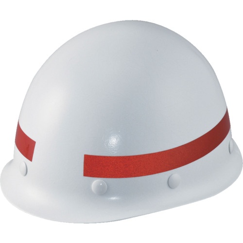 緑十字 ヘルメット用弓型ラインテープ(反射) 赤 HLY-R 20幅×260mm 10本組【235142】