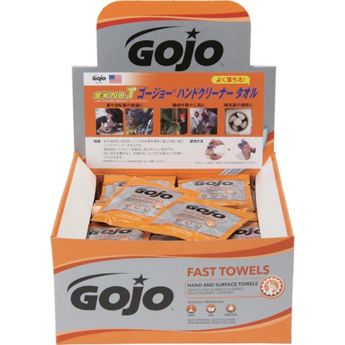GOJO ウェットワイパー ハンドクリーナータオル 80枚【6280】