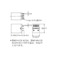 OMRON ミニパワーリレー【MY4N DC24】