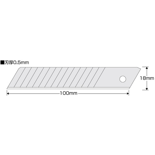 KDS ダブル刃替刃大10枚入【LB-10WH】