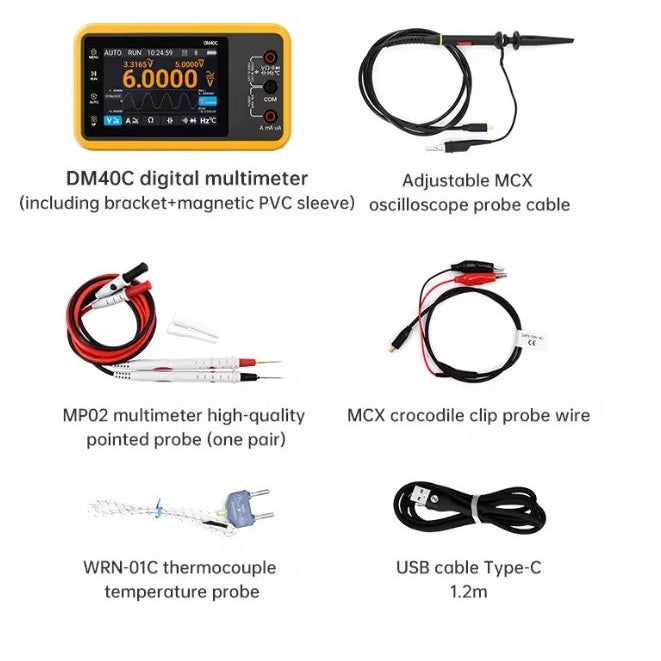 DM40C 多機能デジタルマルチメーター【ALIENTEK-DC40-C-P】