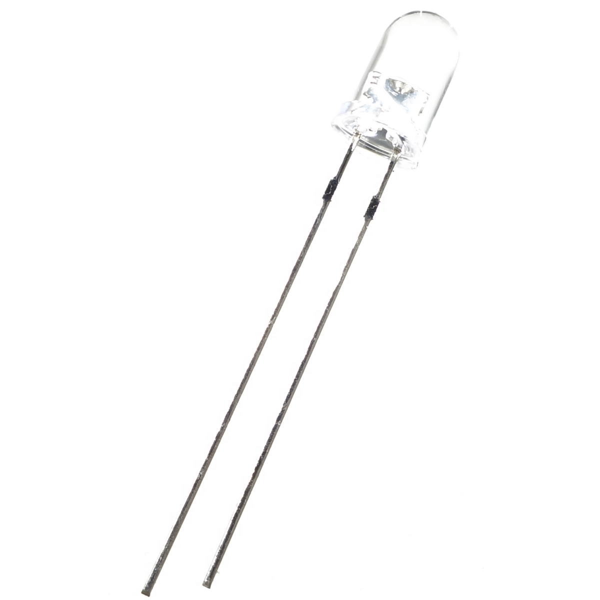 LED(5mm・青・高輝度・3.2V・20mA・14000mcd)【L-05B4F342C11-01-T-A】