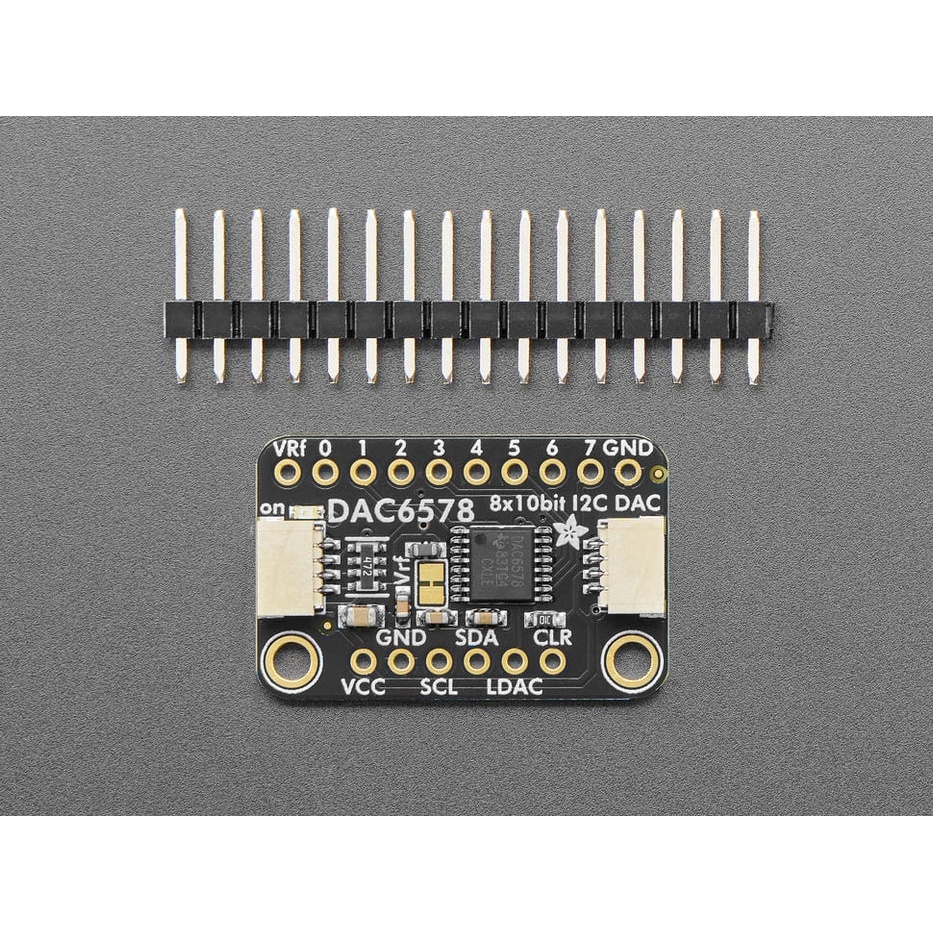 Adafruit 8チャンネル10ビットI2C DACモジュール(DAC6578 )【ADA-6258】