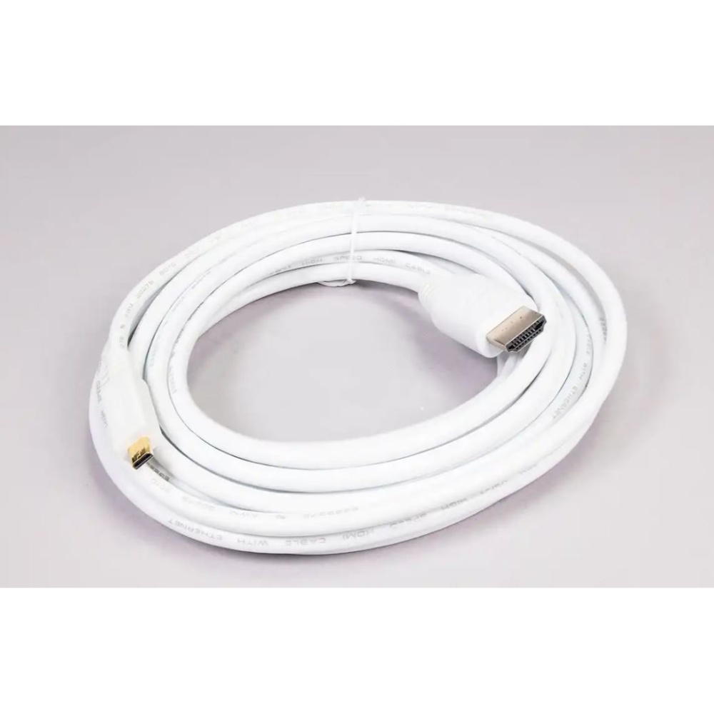 Raspberry Pi 公式HDMI(オス)- Micro-HDMI(オス)ケーブル(2m、白)【RPI-SC0531】