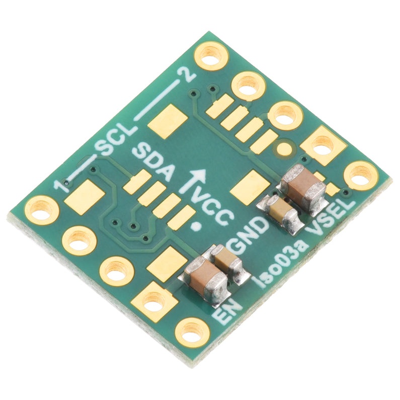 Pololu 電源分離 I2Cアイソレータ 5V/3.3V 200mA【POLOLU-5392】