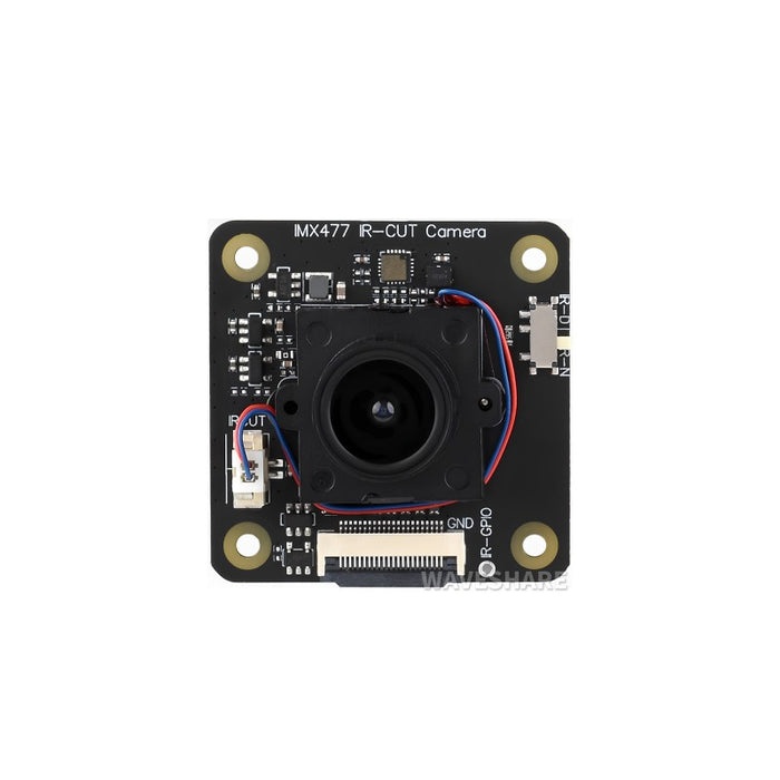 Raspberry Pi/Jetson Nano用 IMX477赤外線カットカメラ【WAVESHARE-29574】