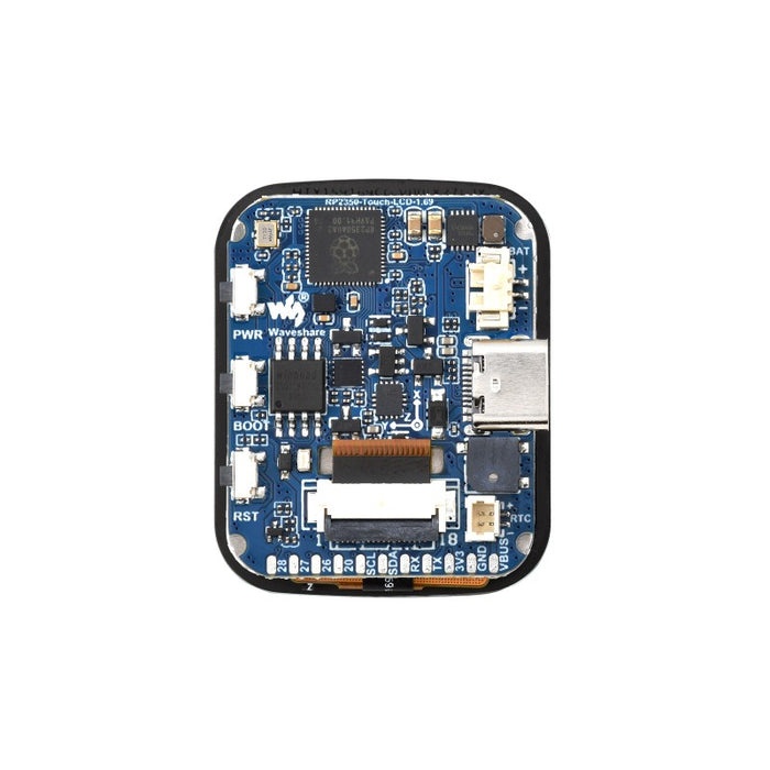 RP2350搭載 1.69インチ 静電容量式タッチスクリーン開発ボード【WAVESHARE-30126】