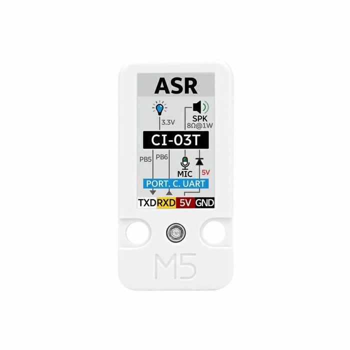 M5Stack用オフライン音声モジュール付きASRユニット【M5STACK-U194】