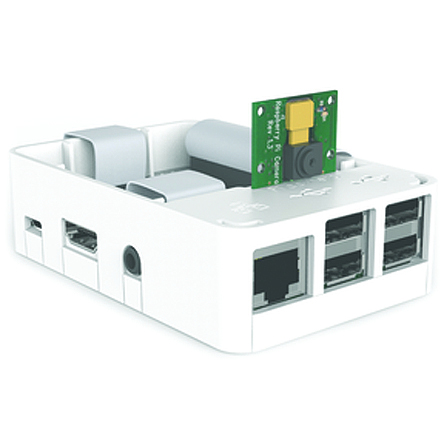 【在庫処分セール】Raspberry Pi 2/B B+用ケース ホワイト【819-3646】