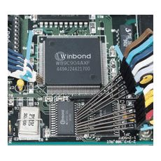 面実装IC用テストクリップ 4端子測定用・先端長6mm 0.5mmピッチ対応【KELVIN-2】