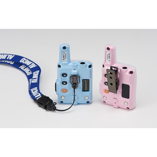 超小型特定小電力トランシーバー ラペルトーク2 アクアブルー【DJ-PX7A】