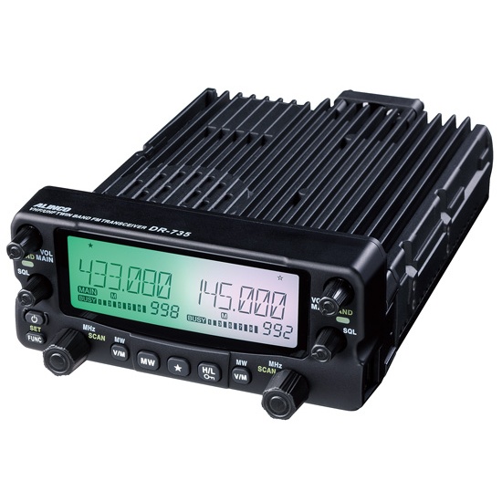 ツインバンド144/430MHz FM モービルトランシーバー20Wモデル(セパレートキットパッケージ)【DR-735DS】