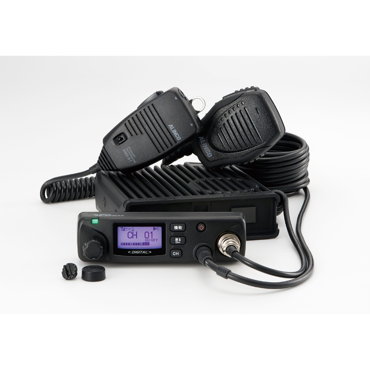 5W デジタル 351MHz帯簡易無線増波対応 モービルトランシーバー【DR-DPM60E】