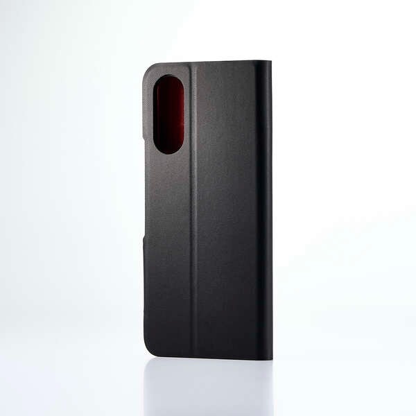BASIO active3 ソフトレザーケース 薄型 磁石付【PM-K251PLFUBK】