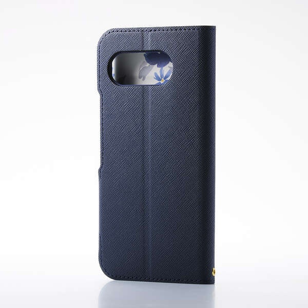 Google Pixel 9a ソフトレザーケース 薄型 磁石付 フラワーズ【PM-P251PLFUJNV】