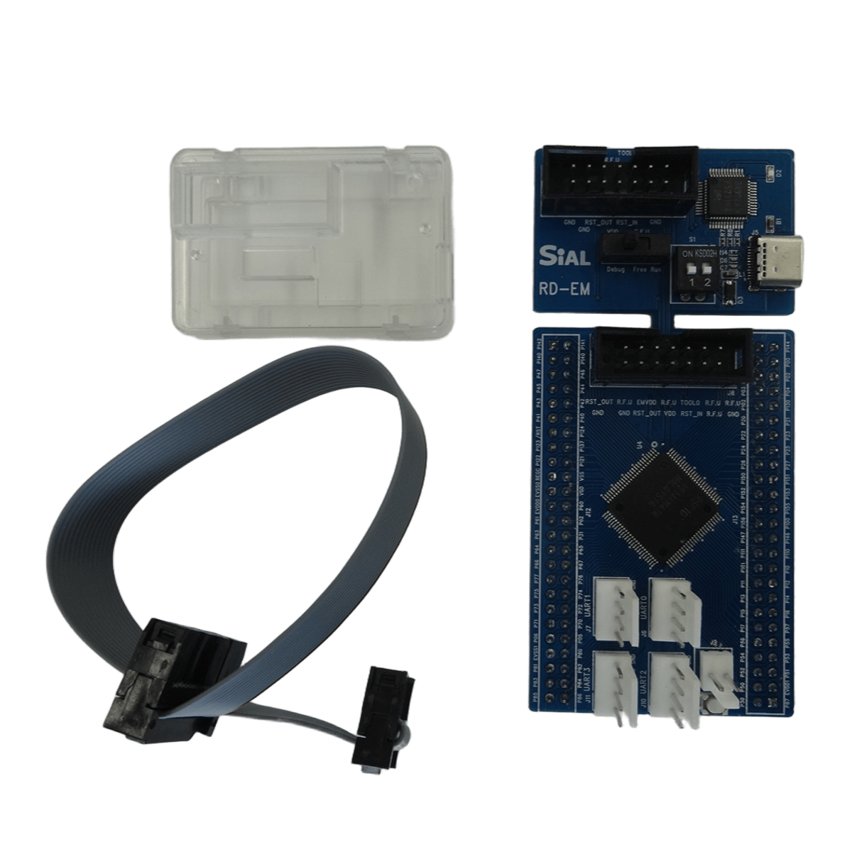 RL78 100pin 評価ボード(簡易エミュレータ機能内蔵)【RM-RL78G13-EM100P】