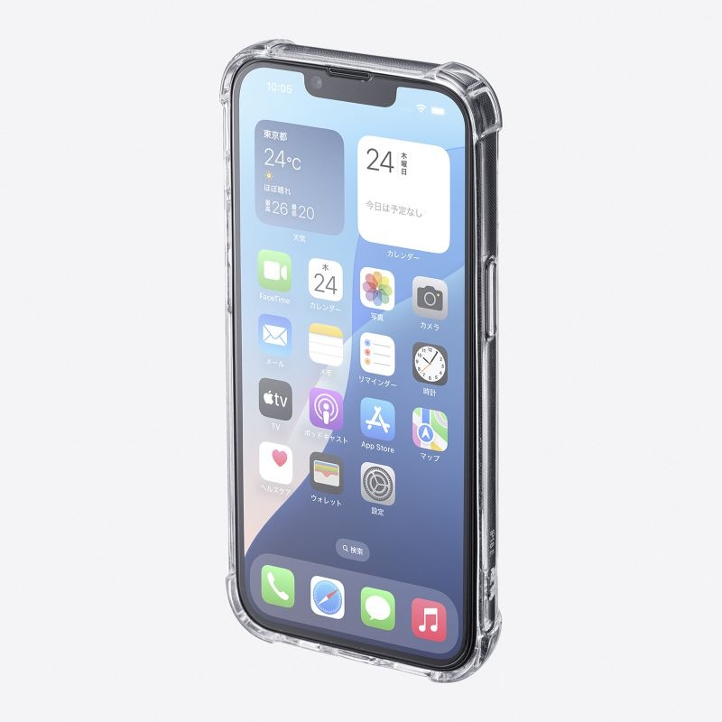 Apple iPhone 16e用耐衝撃ケース【PDA-IPH028CL】