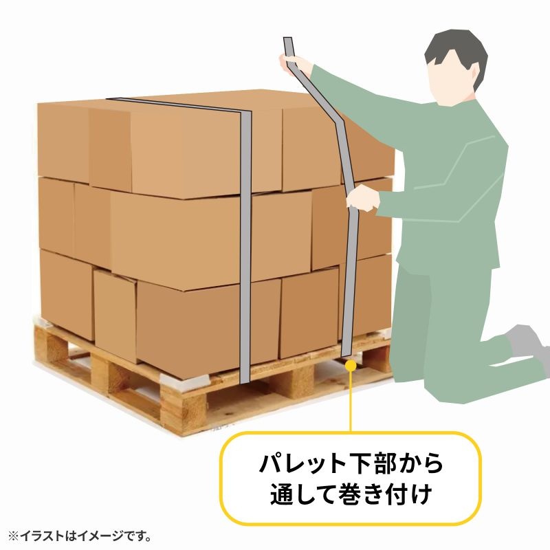 パレット荷締めベルト(6m×2本入り)【QL-E103】