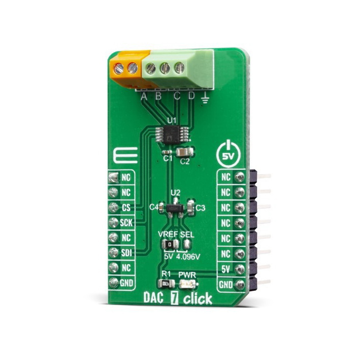 DAC 7 CLICK【MIKROE-3886】