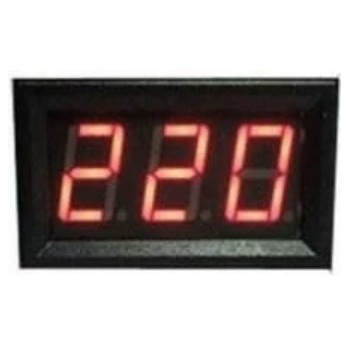 AC 70-500V LEDデジタル電圧計 レッド【ACV-500red】