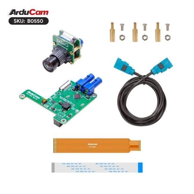 Arducam GMSL2対応1200万画素 Raspberry Pi用カメラ拡張キット【UCTRONICS-B0550】