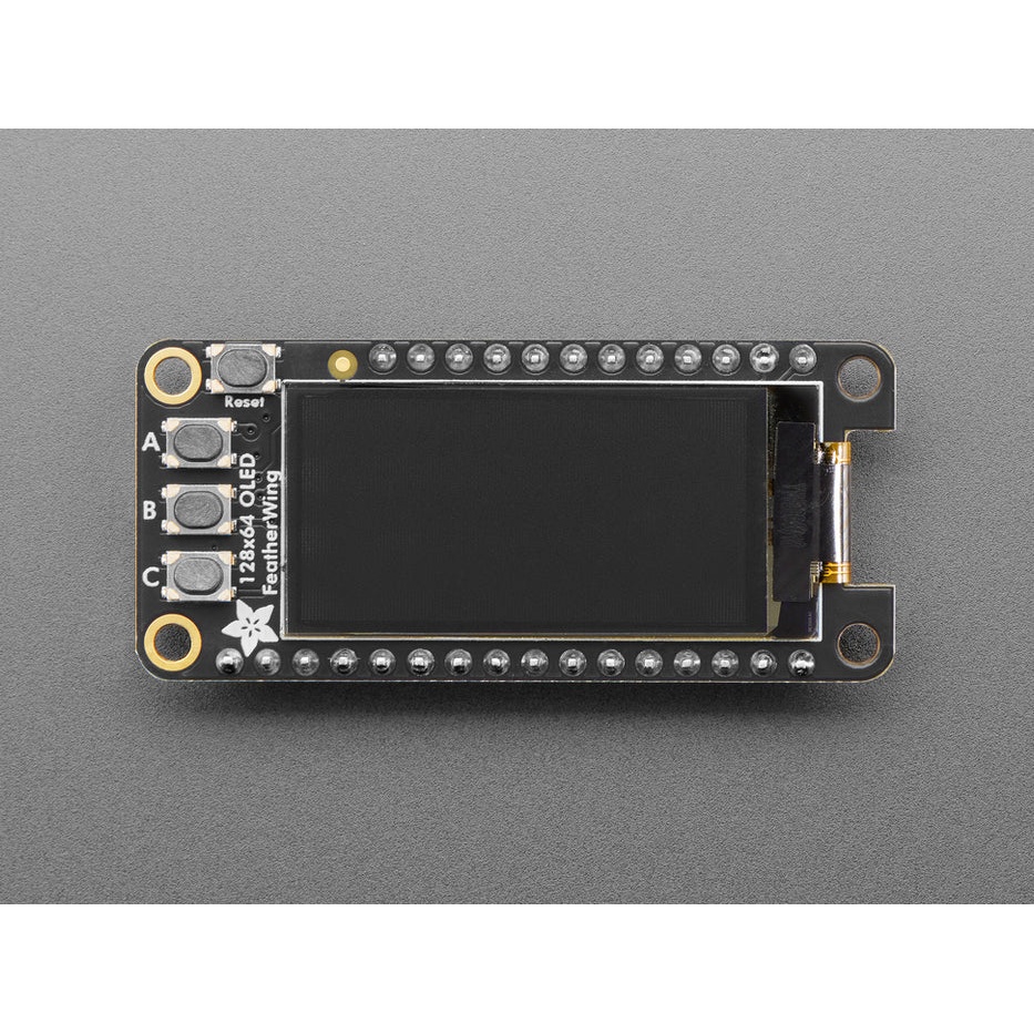 FeatherWing OLED 128x64 STEMMA QT/Qwiic互換【ADA-6313】