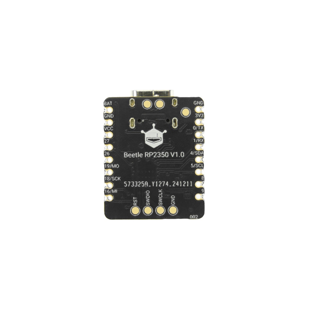 Beetle RP2350 ミニデュアルコア開発ボード(ARM Cortex-M33 / RISC-V)【DFROBOT-DFR1188】