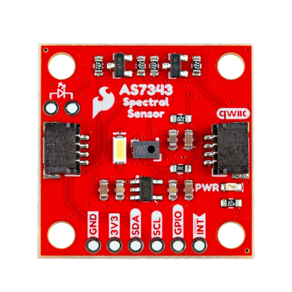 SparkFun スペクトルセンサー - AS7343 (Qwiic)【SEN-23220】
