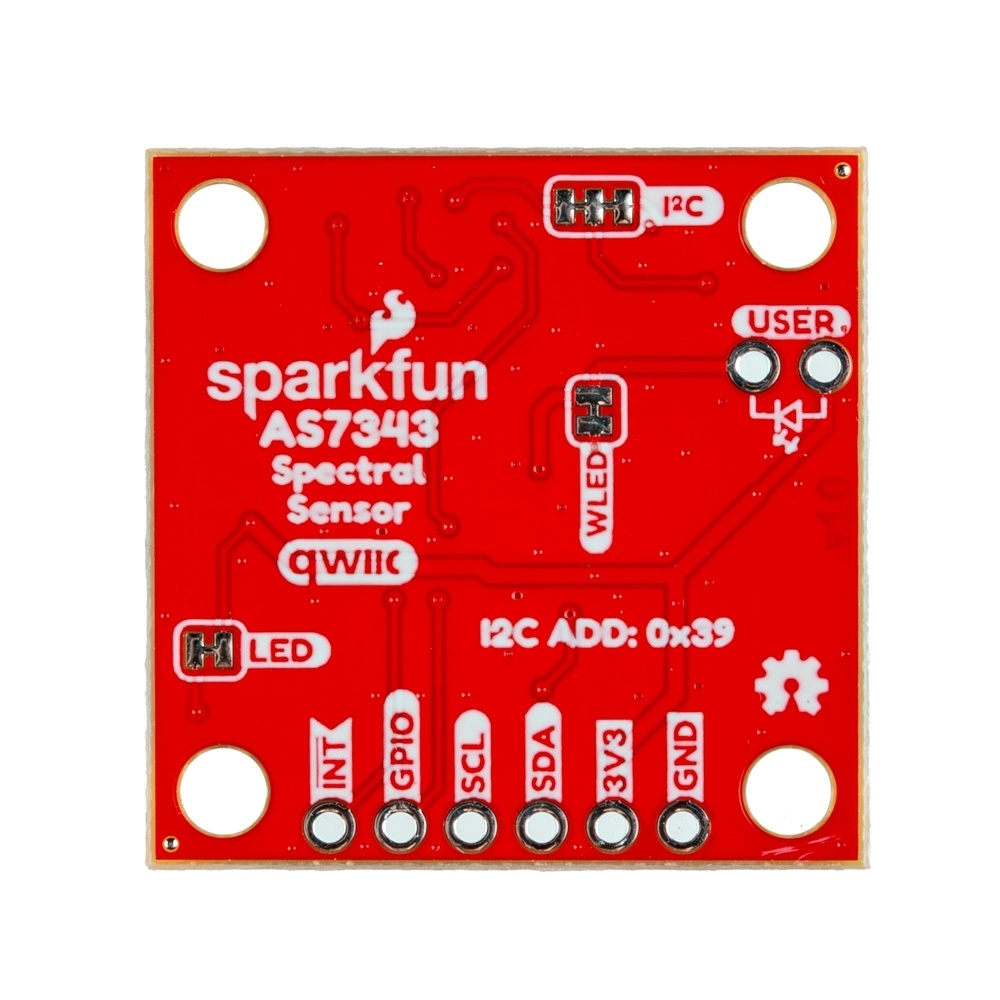 SparkFun スペクトルセンサー - AS7343 (Qwiic)【SEN-23220】