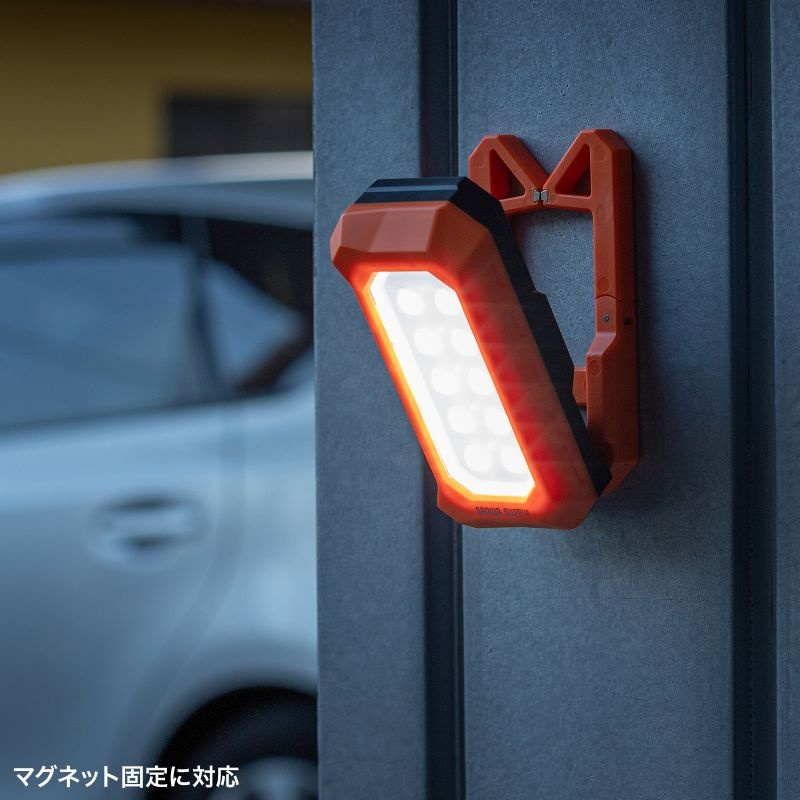 充電式 LED作業灯(フック＋磁石固定)【LED-WL1】