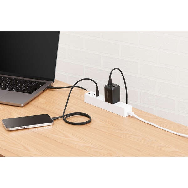USBタップ/USB-C×1/USB-A×2/AC×3/15W/0.5m/ホワイト【T-U08-3A2C05WH】