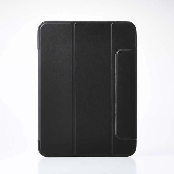 iPad(A16) フラップケース 薄型軽量 カラーエッジ 背面クリア【TB-A25RWVFCBK】