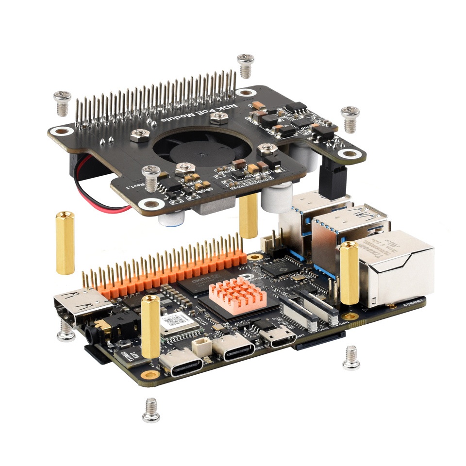 D-Robotics RDK X5用PoEモジュール【DROBOTICS-RDK-X5-POEMOD】