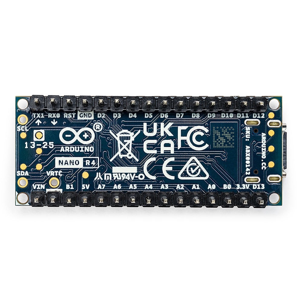 Arduino Nano R4(ピンヘッダ実装済)【ARDUINO-ABX00143】