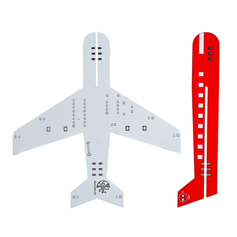 飛行機用はんだ付けキット - 白&赤【KIT-29526】