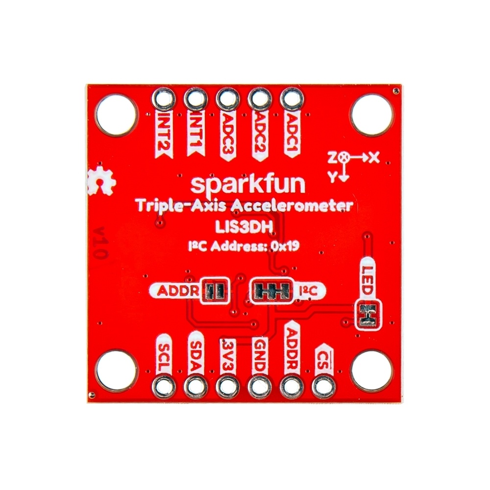 SparkFun 3軸加速度計ブレイクアウト - LIS3DH (Qwiic)【SEN-29528】