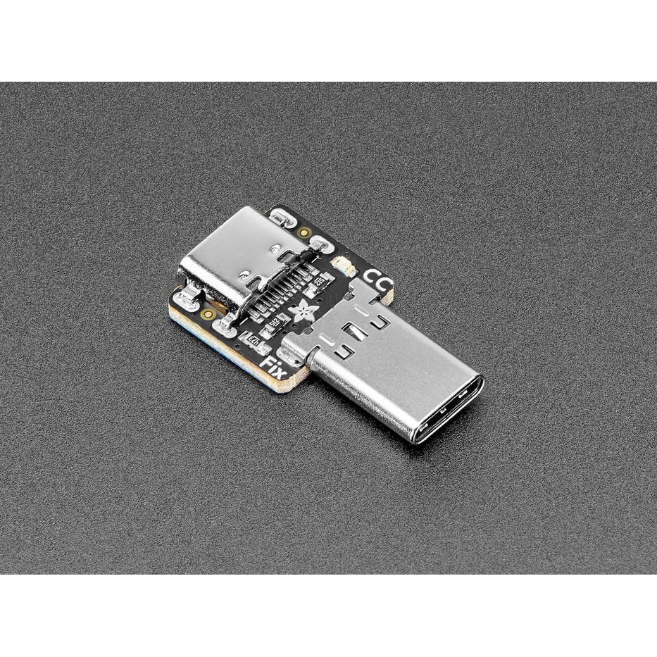 Adafruit CCピンプルダウン抵抗付きUSB Type C to Cボード【ADA-6323】
