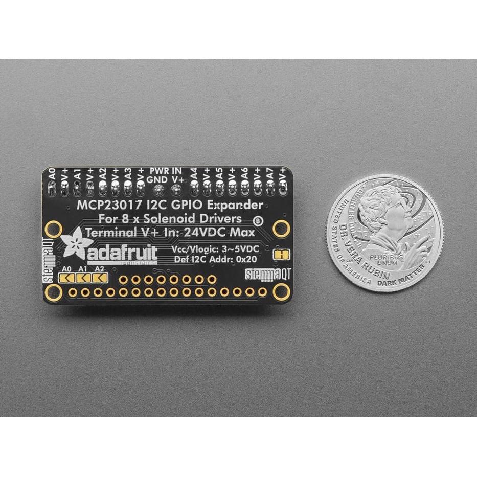 STEMMA QT/Qwiic互換 I2C 8chソレノイドドライバ【ADA-6318】