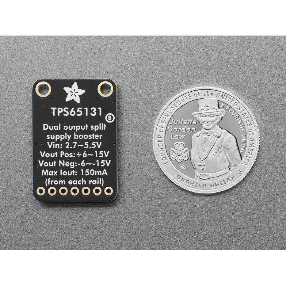 Adafruit TPS65131搭載 分離電源ブーストコンバータ 6～15V / -6～-15V【ADA-6280】